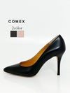 コメックス COMEX パンプス ポインテッドトゥ ハイヒール スエード ヒール