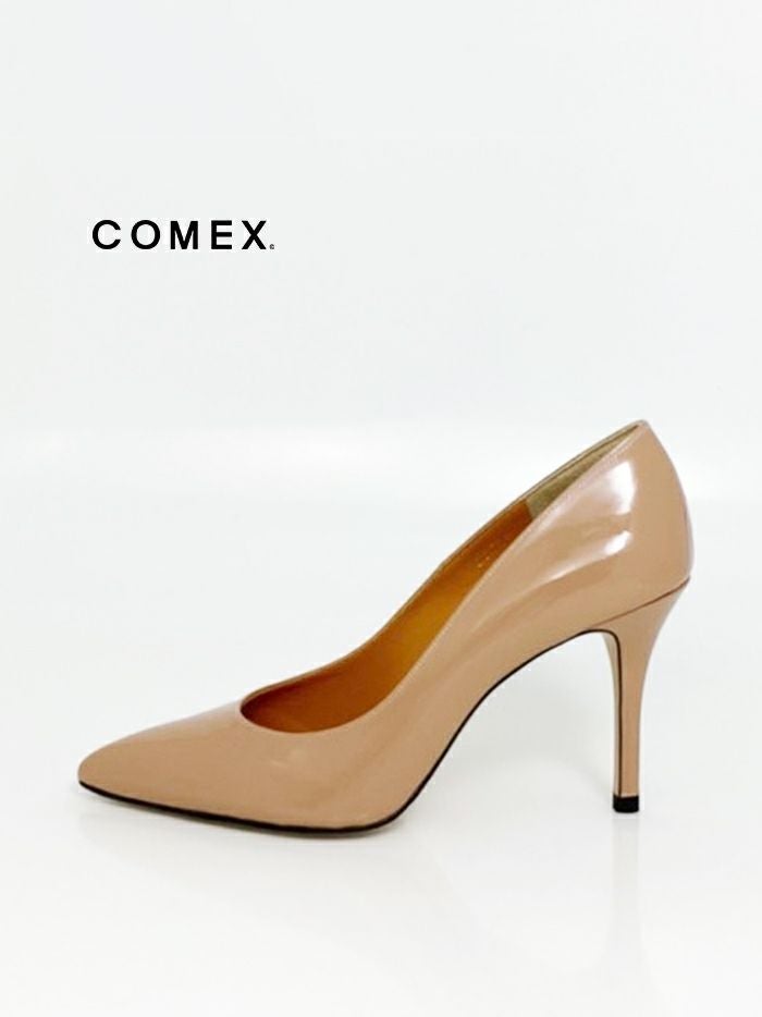 コメックス COMEX パンプス ポインテッドトゥ ハイヒール スエード