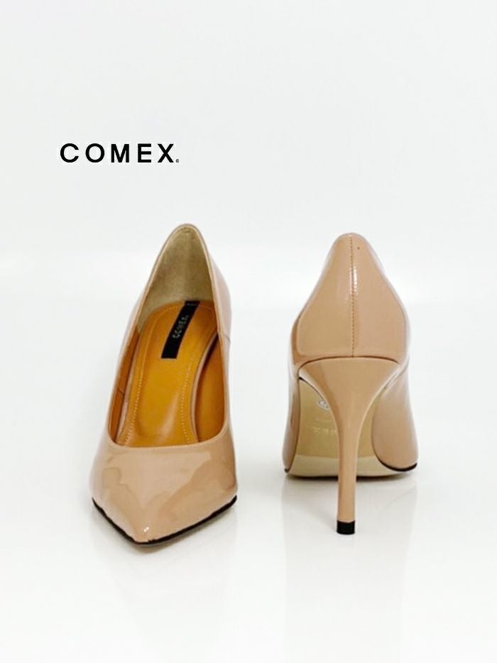 コメックス COMEX パンプス ポインテッドトゥ ハイヒール スエード