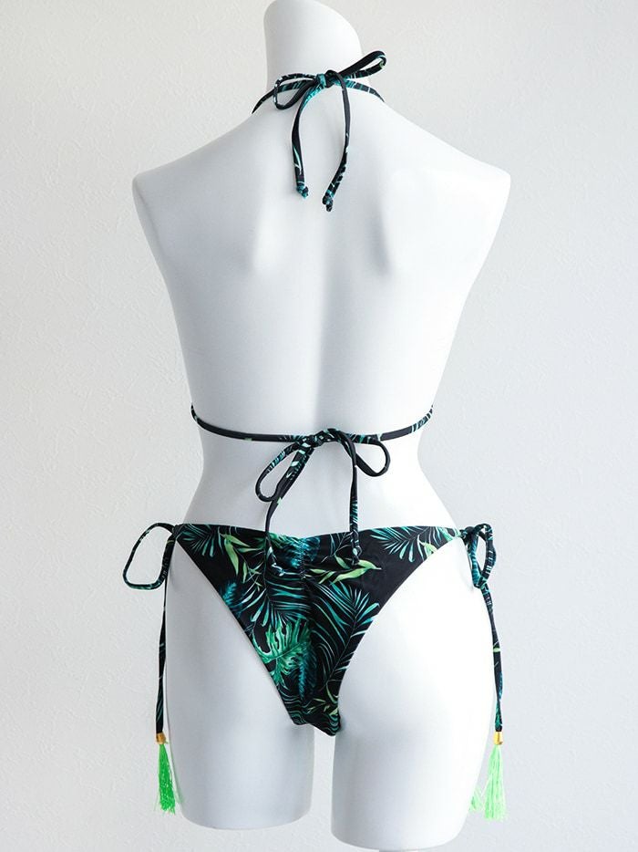 水着 エキゾチックグリーングラス ビキニ