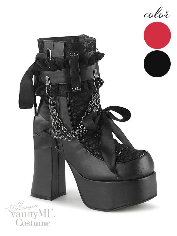 厚底ショート ブーツ