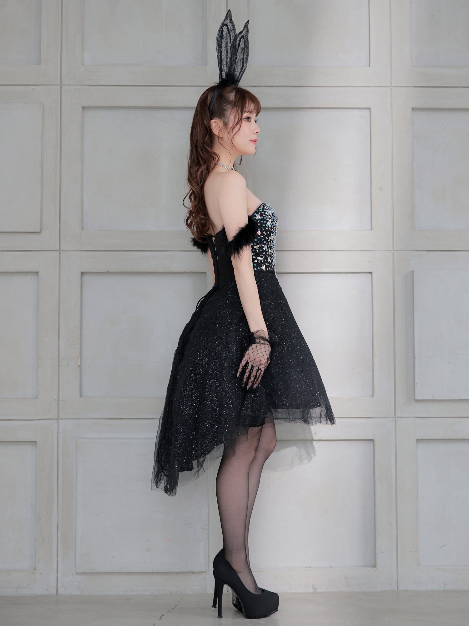 【期間限定SALE】【2点セット】Twinkle Jewelly BUNNY トゥインクルジュエリーバニー[ブラック] vcsbn-22103-2-my