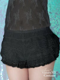 Pussy PANTS [ホワイト/ブラック] インナー ショートパンツ vcsit-23344