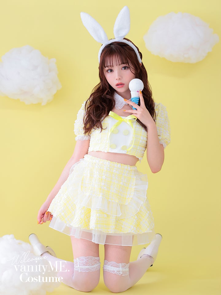  【3点セット】Cheeky Pastel Bunny イエロー vcsbn-10216bu-2