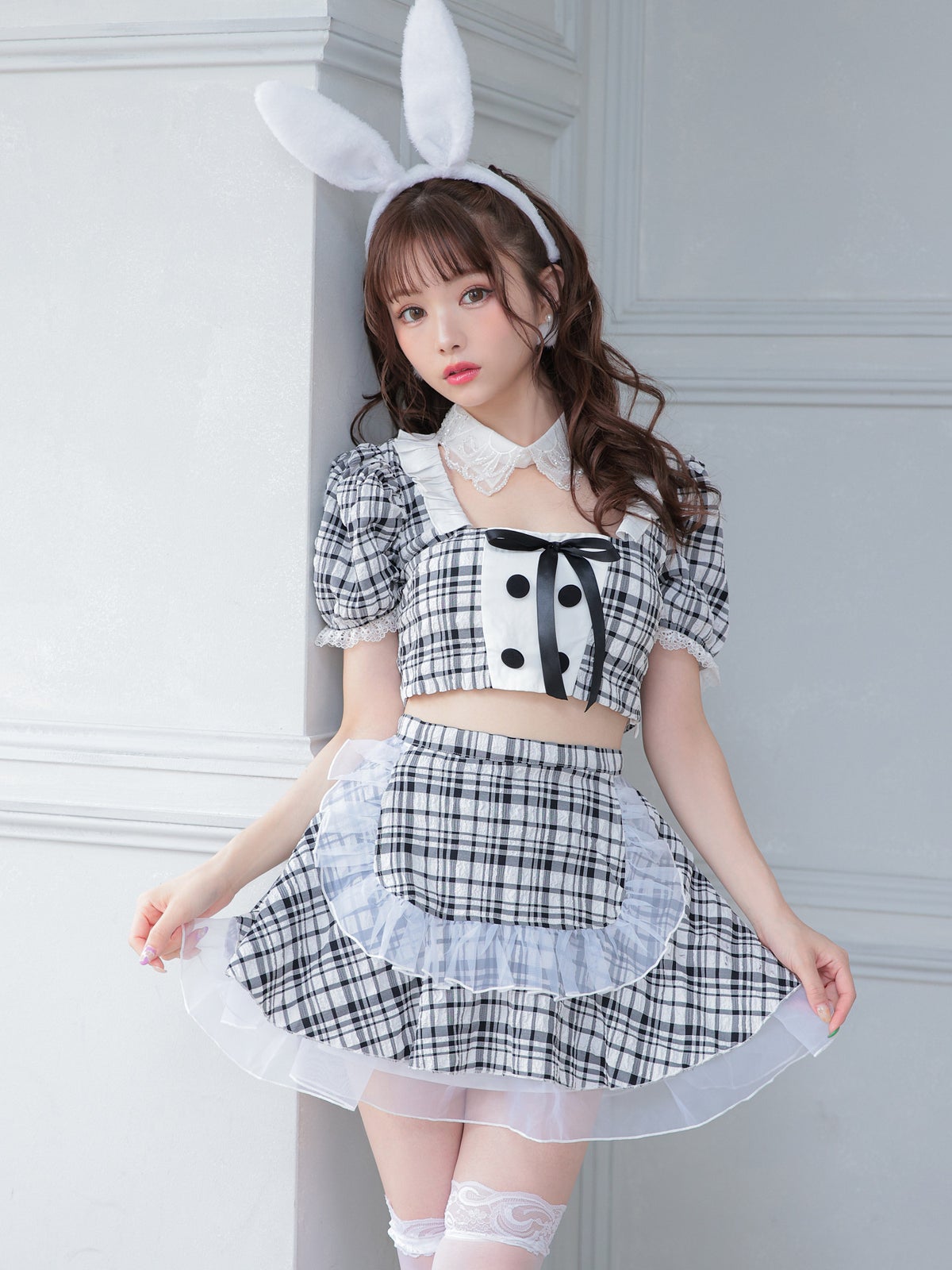 【3点セット】Cheeky Pastel Bunny ブラック vcsbn-10216bu-1