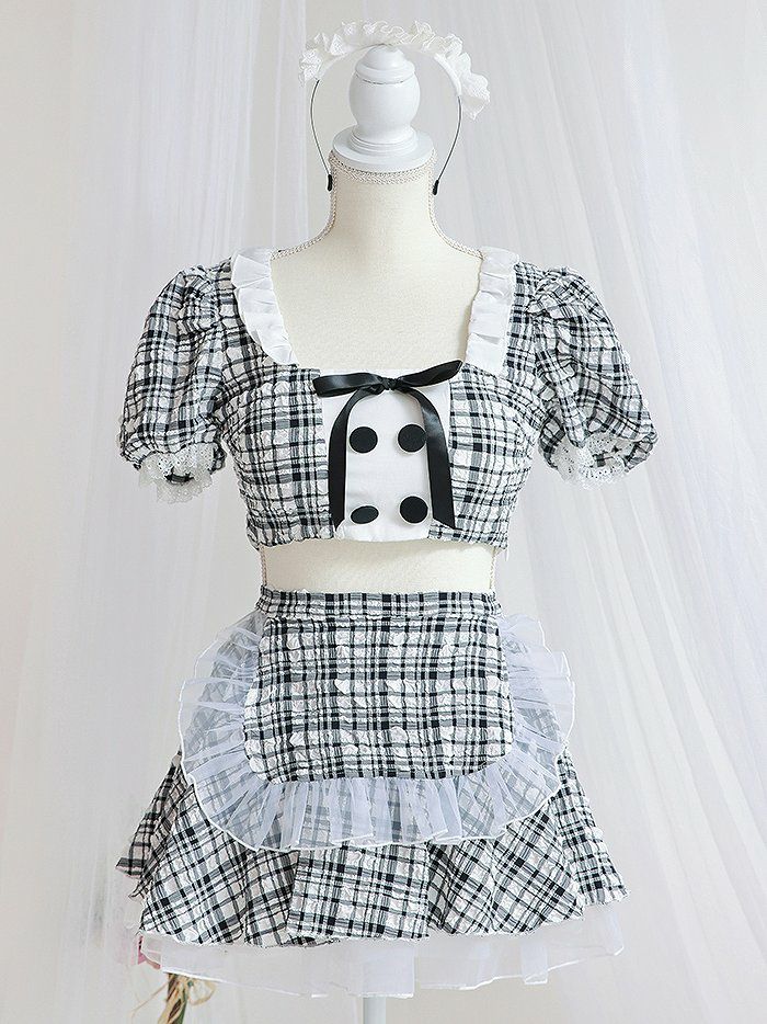 4点セット】Cheeky Pastel Maid チーキー パステルメイド ブラック