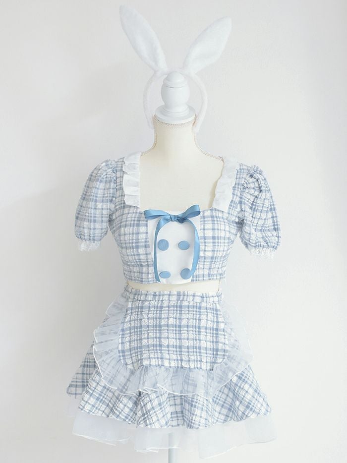 【3点セット】Cheeky Pastel Bunny ブルー vcsbn-10216bu-4