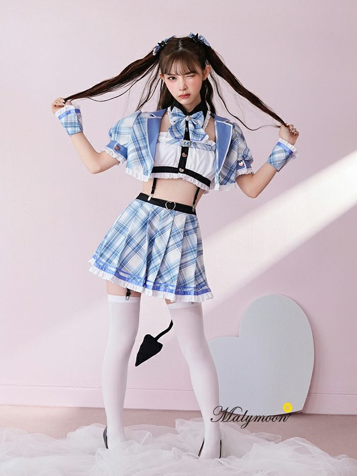 10点セット】Malymoon/マリームーン チェックデビル制服コスチューム