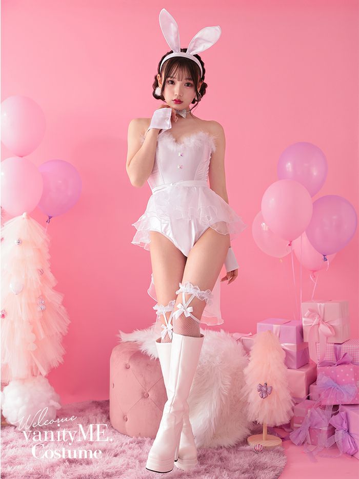 ハイレグバニー [ホワイト]