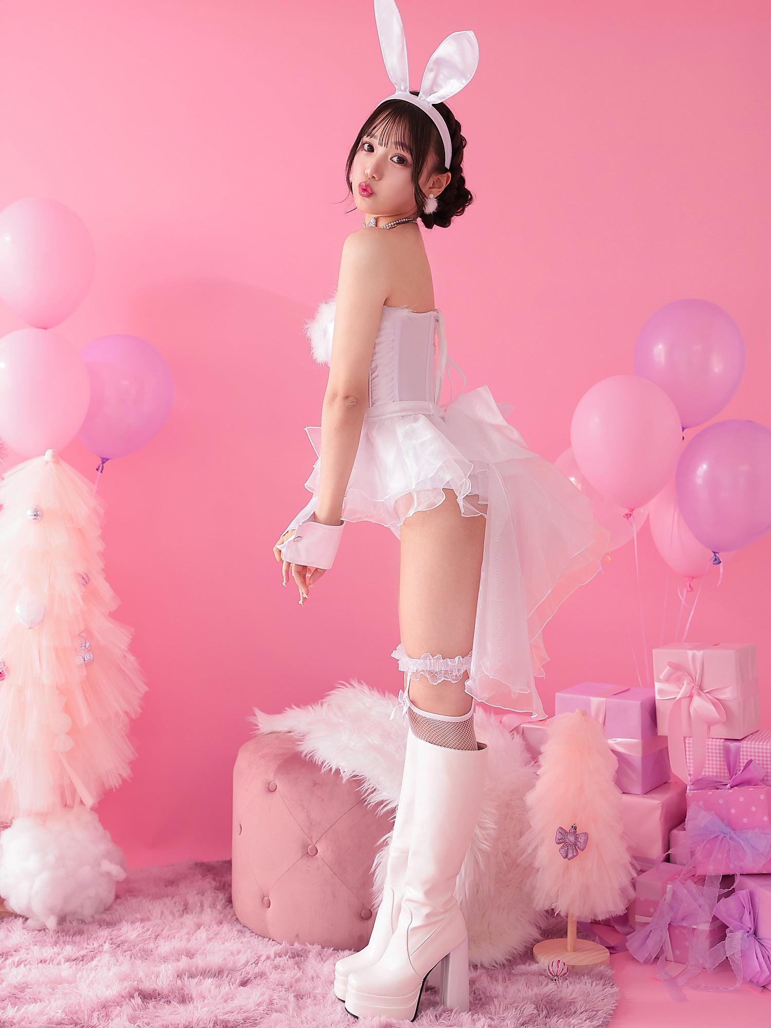 Miss.WHITE LADY ハイレグバニー vcsbn-20017-6