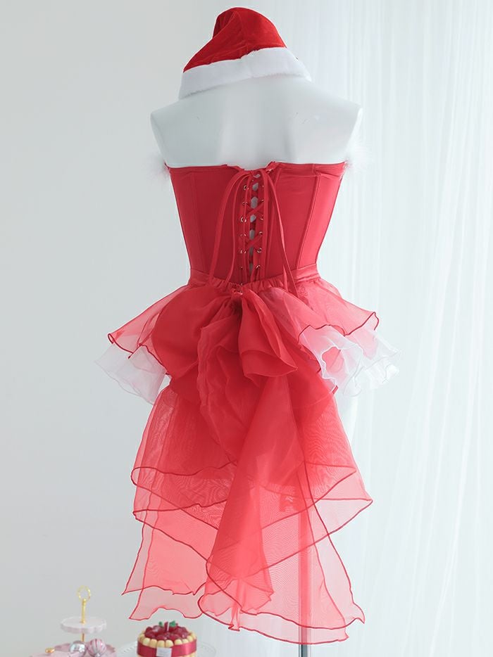 4点セット】Miss Red Lady ハイレグバニーサンタ vcsst-20017-5b