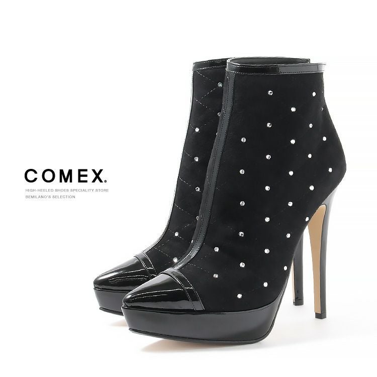 20％OFF SALE】コメックス COMEX ブーツ ピンヒール ポインテッドトゥ