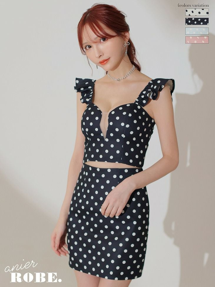 ROBE de FLEURS anier.ROBE ローブドフルール アニエルローブ dot bust ROBE de FLEURS anier.ROBE ローブドフルール アニエルローブ dot bust