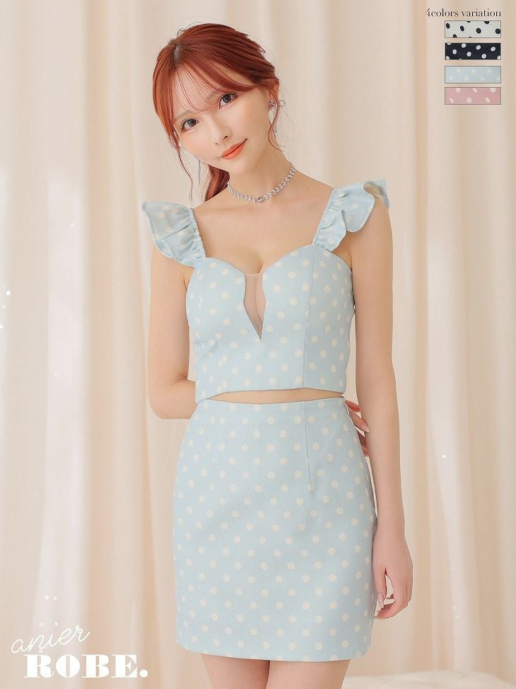 ROBE de FLEURS anier.ROBE ローブドフルール アニエルローブ dot bust