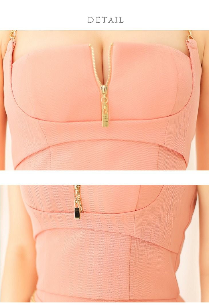 ROBE de FLEURS anier.ROBE ローブドフルール アニエルローブ chain fetish set up dress fm-anier4031-c