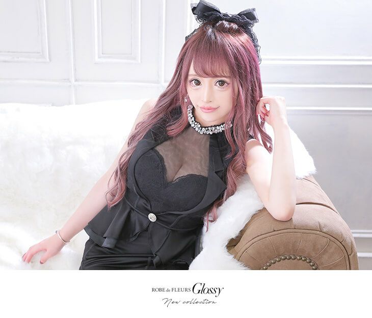Glossy by ROBE de FLEURS/グロッシー ROBE de FLEURS SALE】Glossy ローブドフルールグロッシー ターコイズ