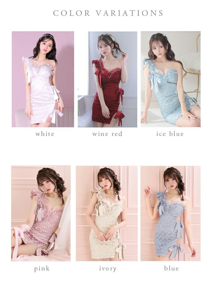 ROBE de FLEURS ローブドフルール ジュエリー×リボンタイトミニキャバ