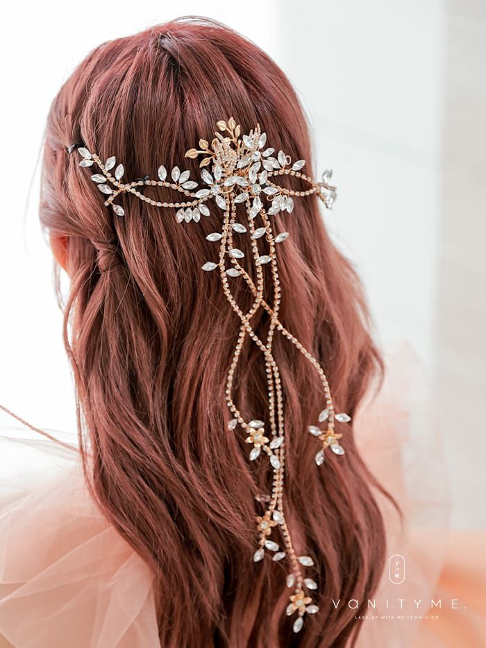 ヘッドドレス ゴールド