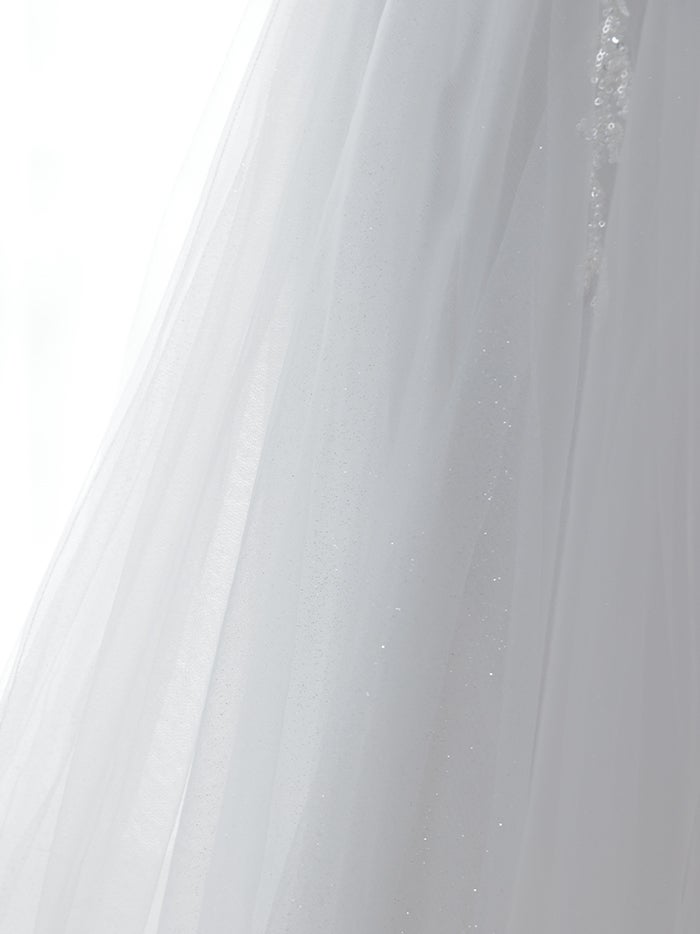 vanityME.couture.バニティミークチュール バストパール 刺繍レース Vカット バースデードレス インポート シンデレラ ロングドレス ホワイト vctr-l-2431-1