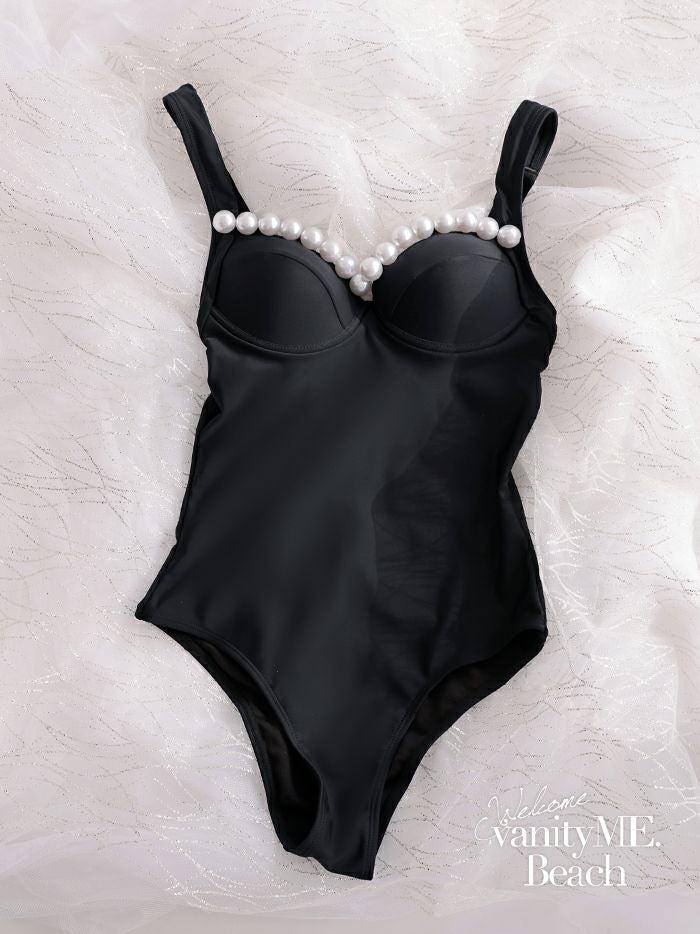 水着 かぎ針あみ モノキニ ハイネック ブラック vsw-d013-1 | コスプレ