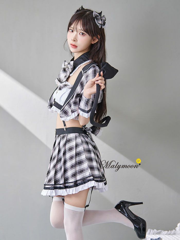 10点セット】Malymoon/マリームーン チェックデビル制服コスチューム