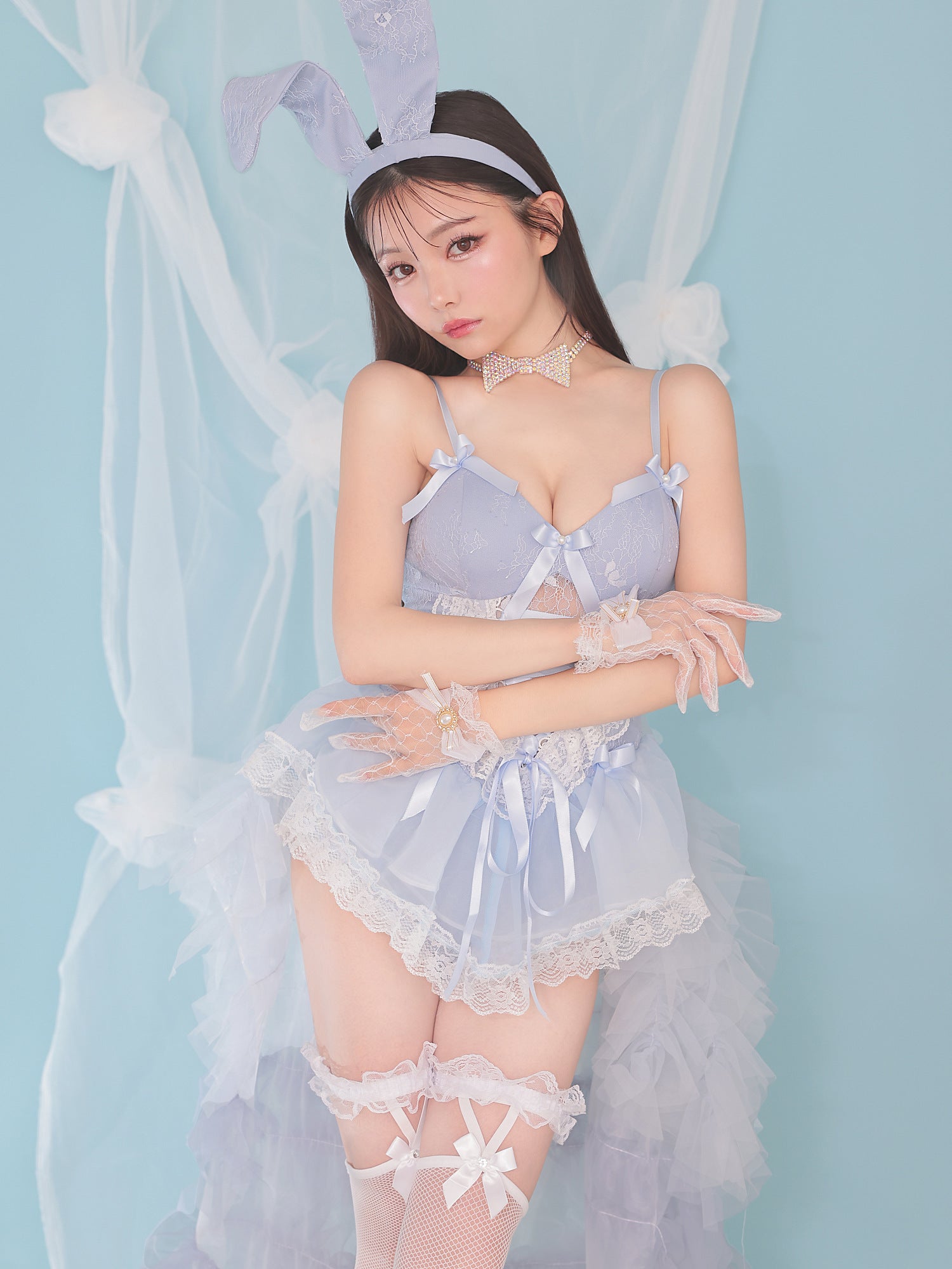 【3～4点セット】10th Bunny 10周年 バニー ブルー [みゆちゃん着用] vcsbn-230628-2