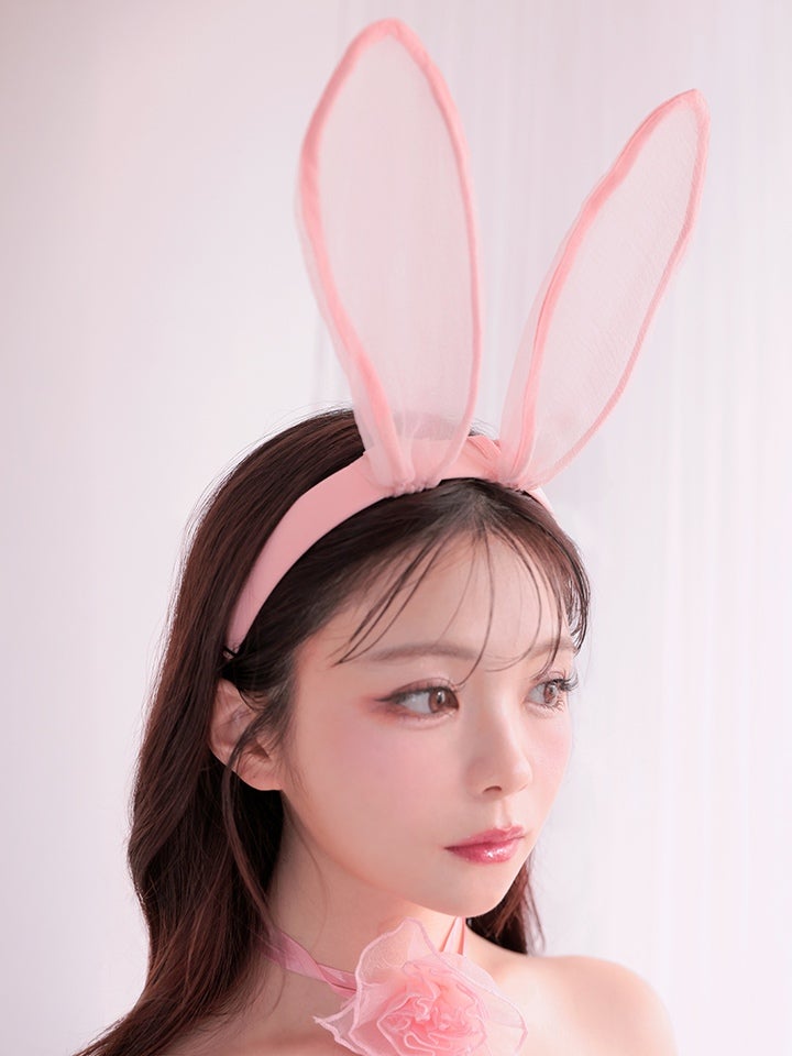 【6点セット】Flower Tulle BUNNY フラワーチュールバニー[ピンク] vcsbn-23341-3