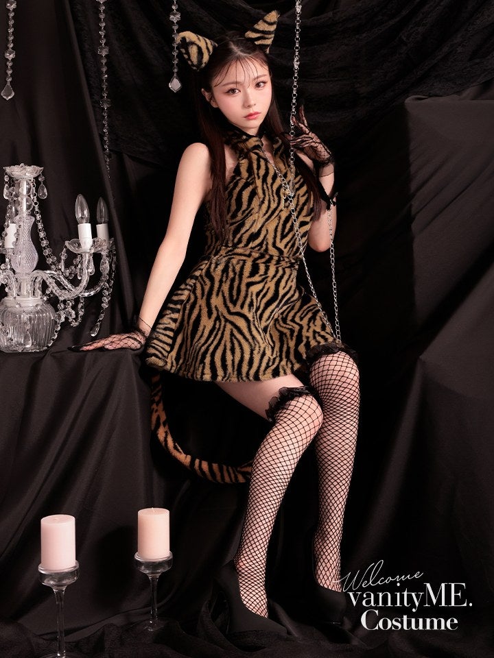 【3点セット】TAILOR mew テイラー ミュー トラ柄 [みゆちゃん着用] vcsot-230536-6-my