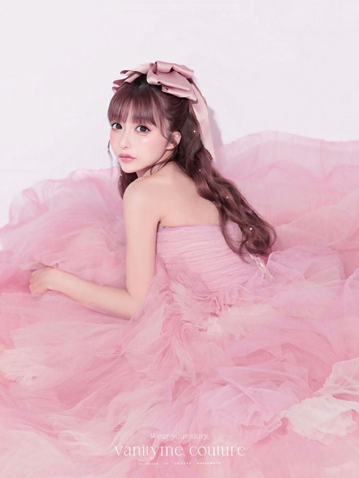 【VANITYME. COUTURE / バニティーミークチュール】プリンセスドレス キャバドレス バースデー イベント ピンク vanityME.(バニティーミー) | キャバドレス公式通販