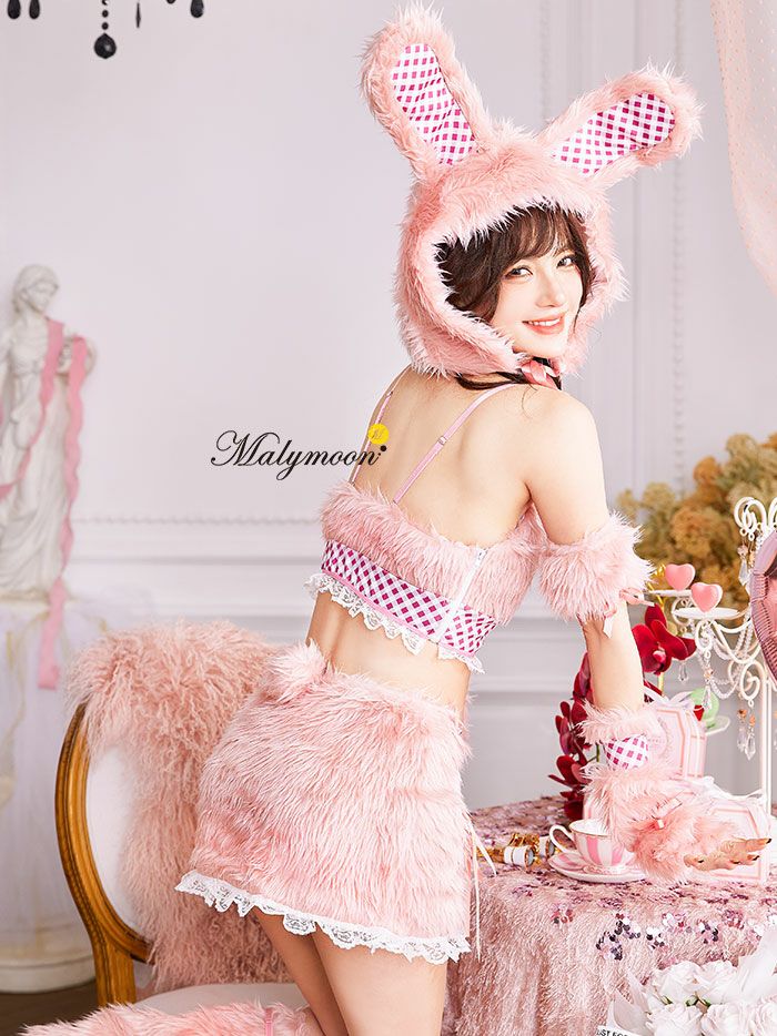 Malymoon/マリームーン アムールファーバニー ピンク MLサイズ ブラウン：9月下旬頃入荷予定》【9点セット】Malymoon マリームーン