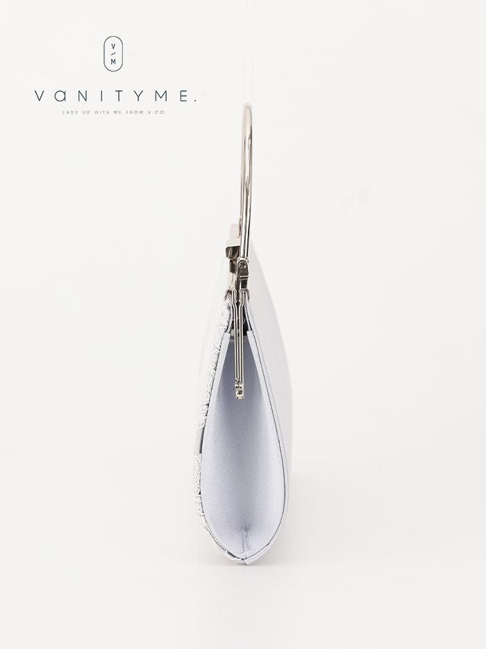 haremode ハレモード フォーマル 刺繍デザイン クラッチバッグ パーティーバッグ ベージュ・シルバー・ブラック vim-am-5069