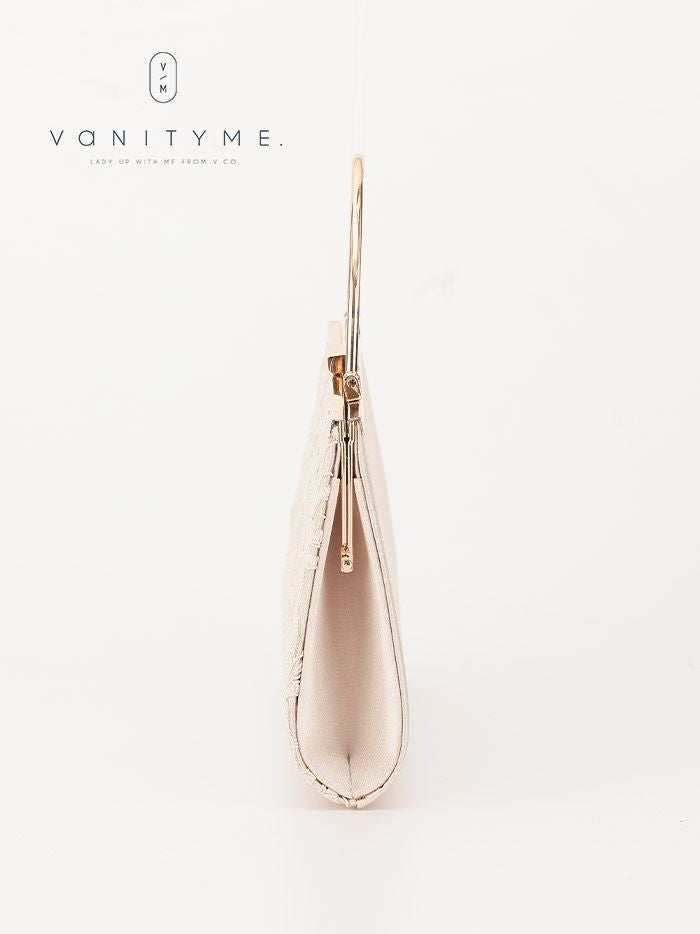 haremode ハレモード フォーマル 刺繍デザイン クラッチバッグ パーティーバッグ ベージュ・シルバー・ブラック vim-am-5069