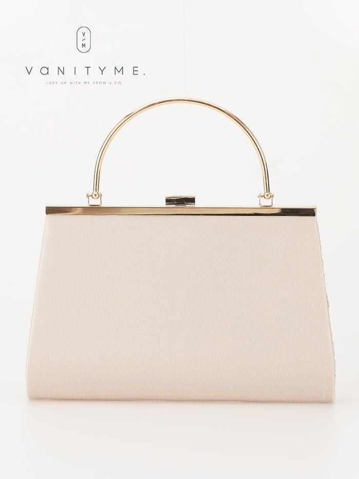 haremode ハレモード フォーマル 刺繍デザイン クラッチバッグ パーティーバッグ ベージュ・シルバー・ブラック vim-am-5069