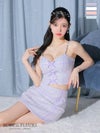 ROBE de FLEURS ローブドフルール トリプルミニリボンスパンコールセットアップキャバドレス fm3543