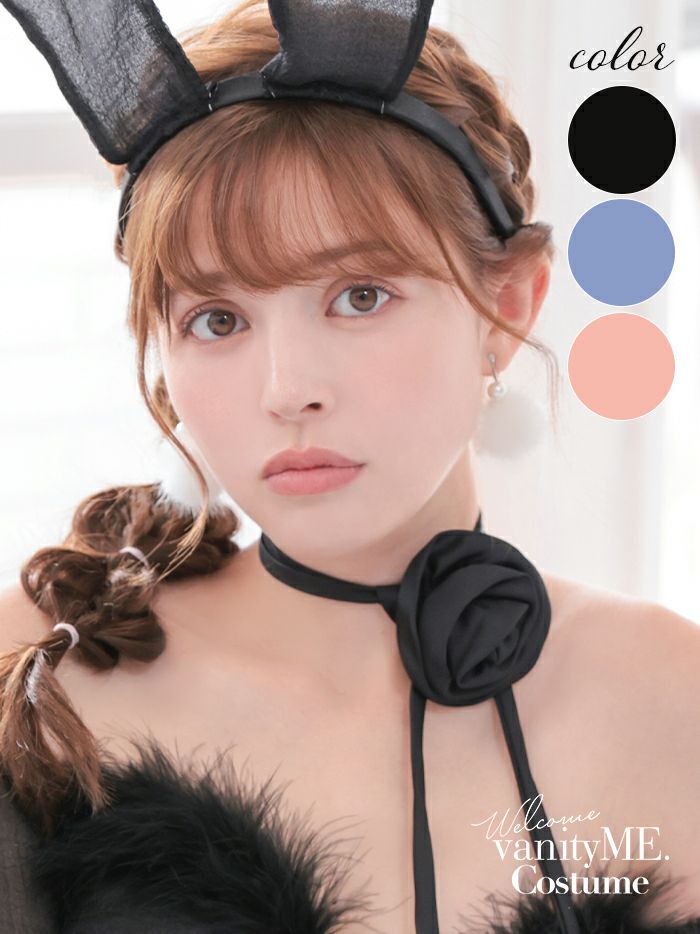 #パステルローズコサージュチョーカー