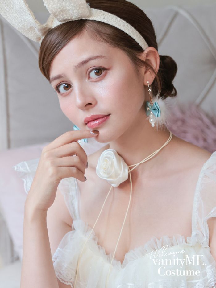 #ローズコサージュリボンチョーカー