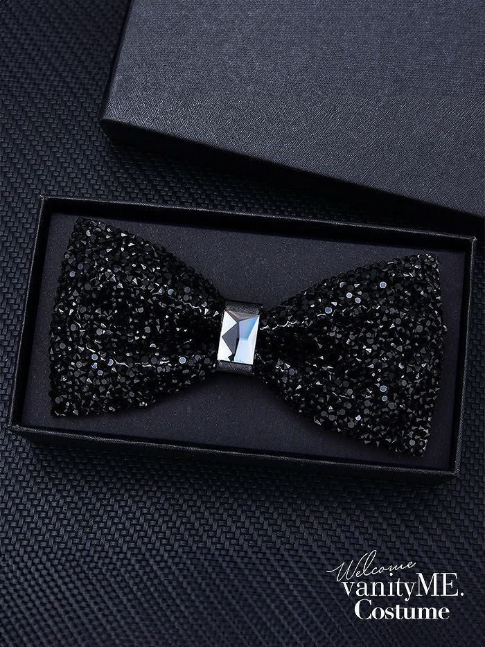 キラキラグリッターラメリボン蝶ネクタイ チョーカー vcsit-2488