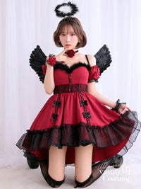 【3点セット】DEVIL ROSE. デビルローズ レッド [ソンアミちゃん着用] vcsot-240320-3a-sn