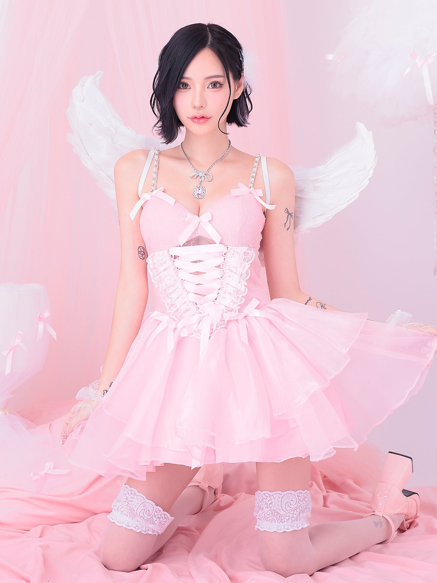 【3点セット】Prima Pure Angel. プリマエンジェル ピンク vcsot-240576-2a