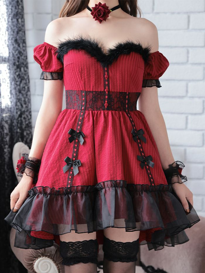 2点セット】Gothic Bride Bunny. ゴシックブライドバニー #LadyRed