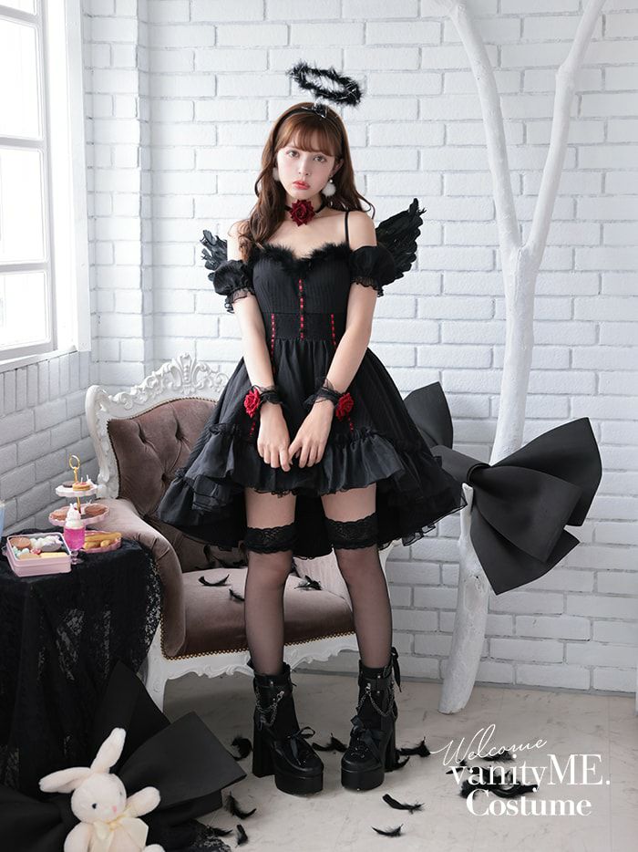 3点セット】Gothic Devil. ゴシックデビル ブラック vcsot-240320-1a