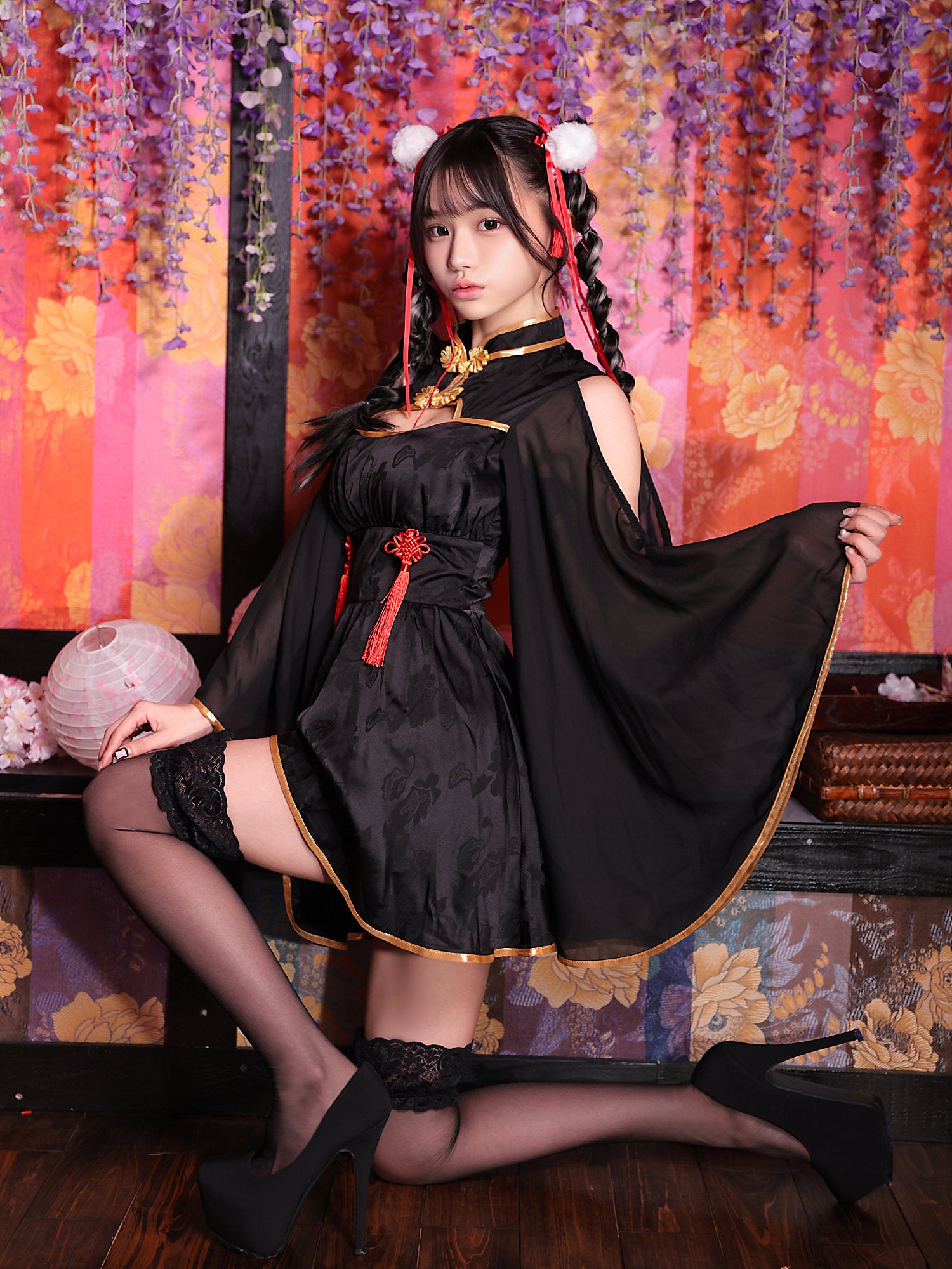期間限定SALE】【2点セット】蘭々 ランラン ロングスリーブチャイナ