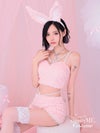 【3点セット】C'est mimi fourrure bunny パンツ ピンク vcsbn-240315-3b
