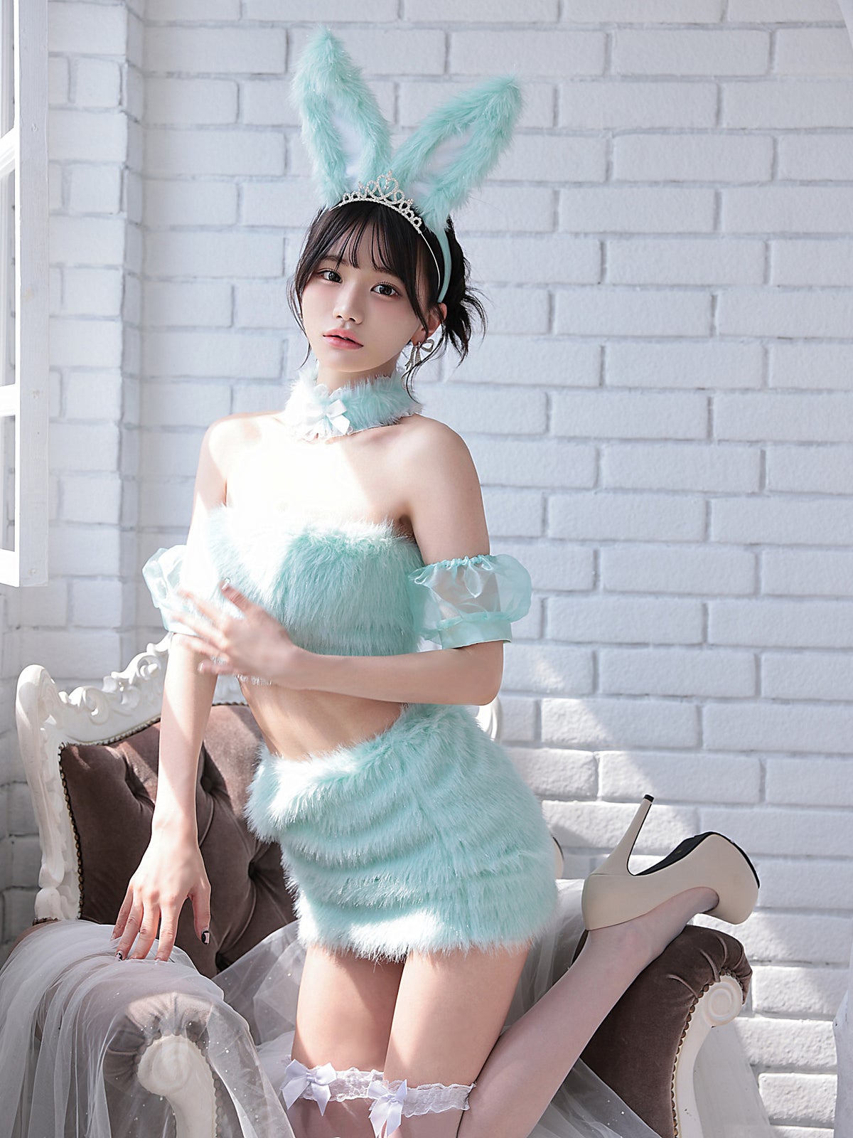 【5点セット】ときめきバニー ミント [レモンちゃん着用] vcsbn-230485-4-le