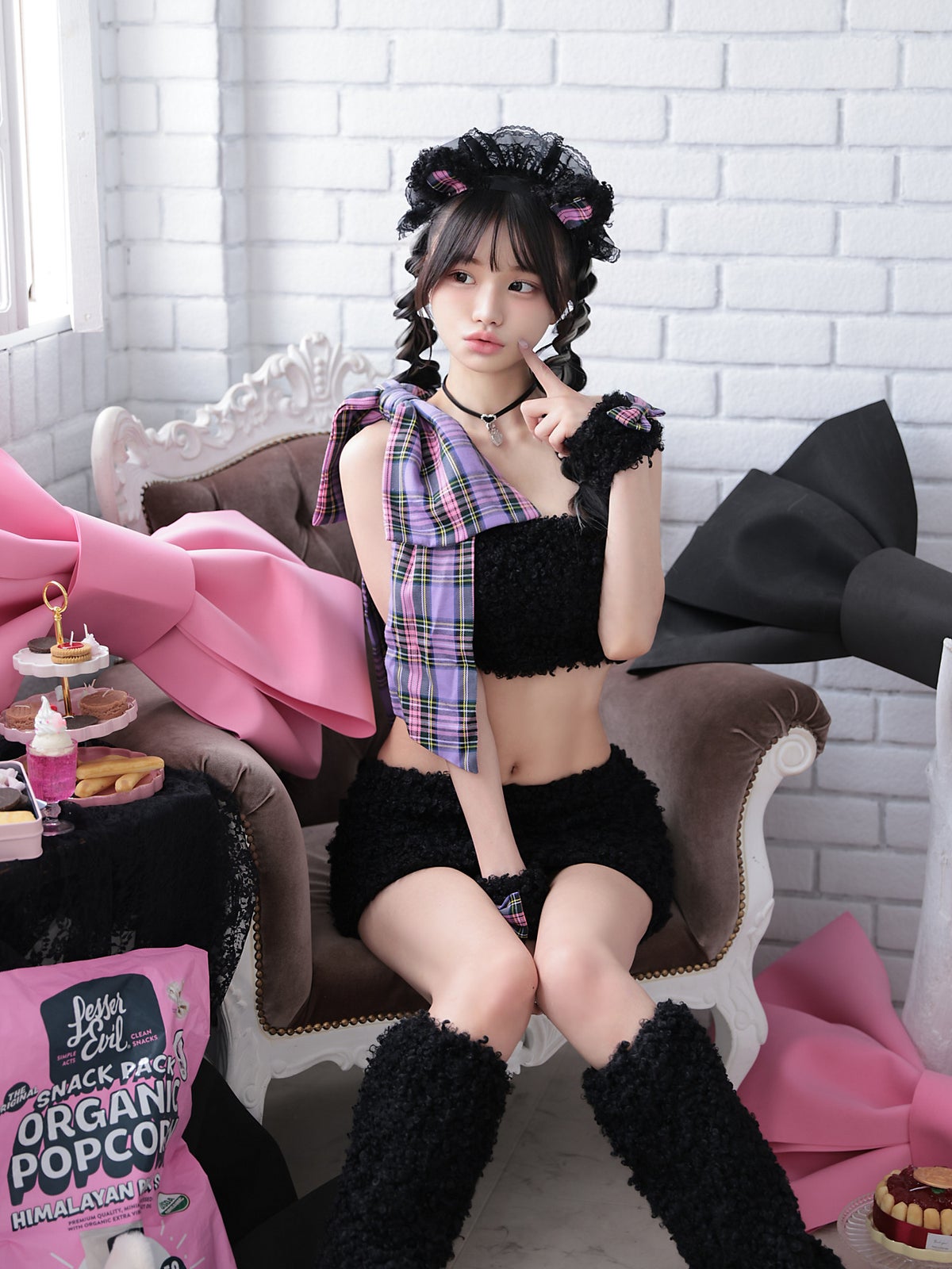【6点セット】BLACK BEAR MAID ブラックベアメイド テディベア vcsot-210646-6-le