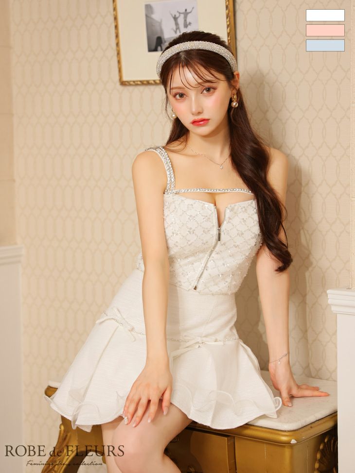 レビューを書く - ROBE de FLEURS ローブドフルール ホワイト ラメ