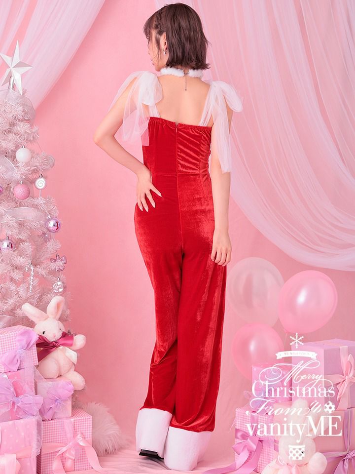 ladies night. レディース ナイト オールインワン パンツ サンタ vcsst-23973