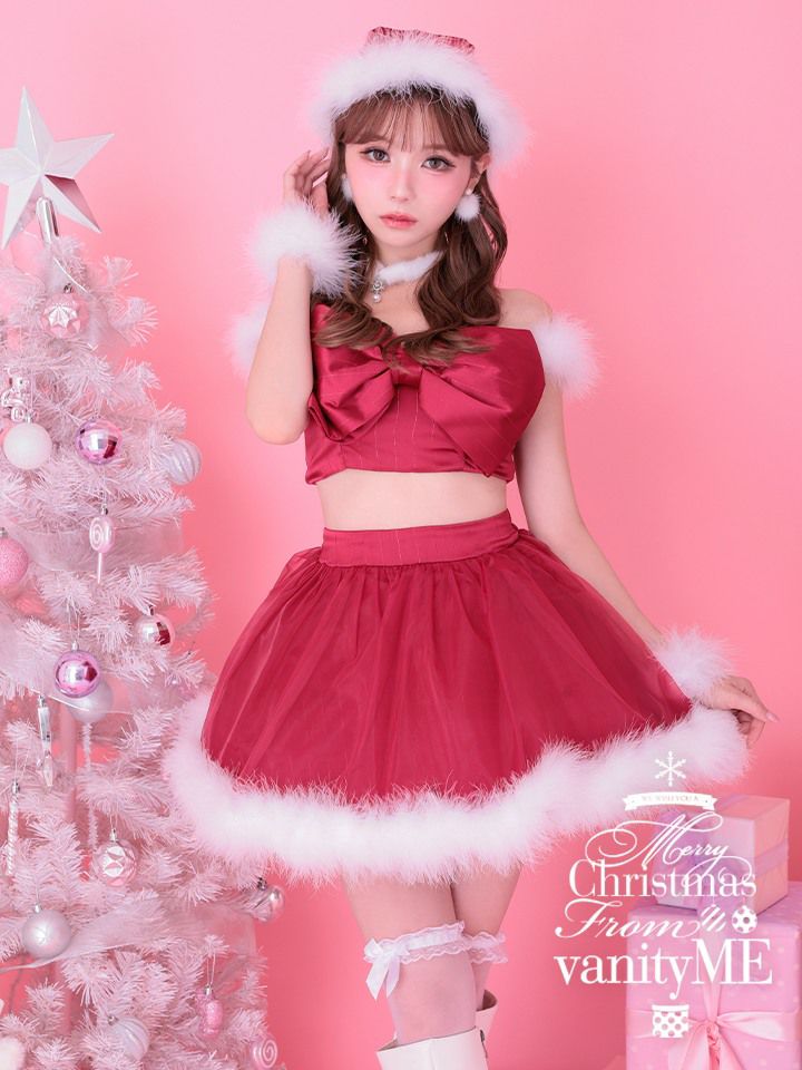 リボンコア サンタ レッド