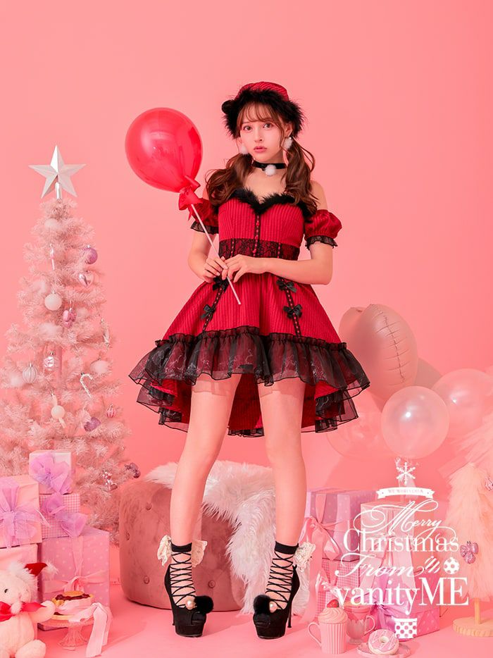 2点セット】Rose Santa ローズサンタ レッド vcsst-240320-3d-ac