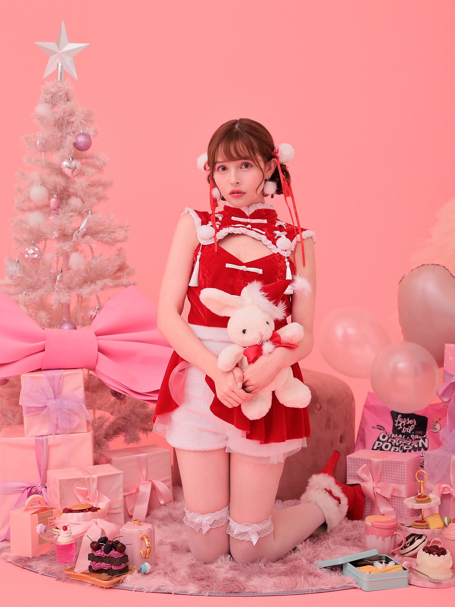 【3点セット】merry bell china メリーベル チャイナ サンタ vcsst-23978